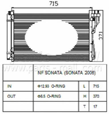PMC PXNCA-080 Радиатор кондиционера (Конденсатор) PXNCA080: Отличная цена - Купить в Польше на 2407.PL!