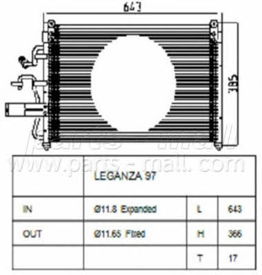 PMC PXNCC-004 Радиатор кондиционера (Конденсатор) PXNCC004: Отличная цена - Купить в Польше на 2407.PL!