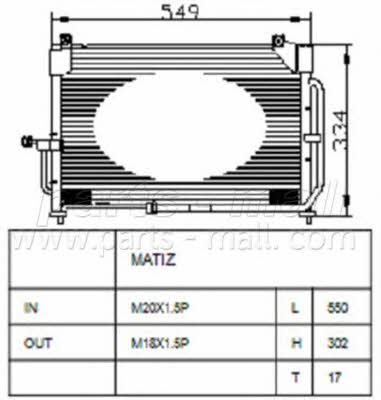 PMC PXNCC-005 Радиатор кондиционера (Конденсатор) PXNCC005: Отличная цена - Купить в Польше на 2407.PL!