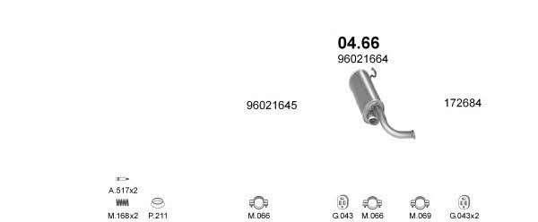 Polmostrow POLMO01723 Система выпуска отработаных газов POLMO01723: Отличная цена - Купить в Польше на 2407.PL!