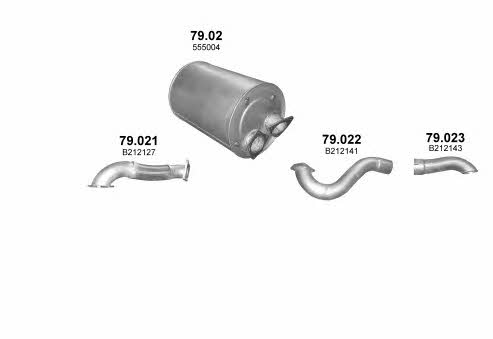 Polmostrow POLMO05783 Exhaust system POLMO05783: Buy near me in Poland at 2407.PL - Good price!