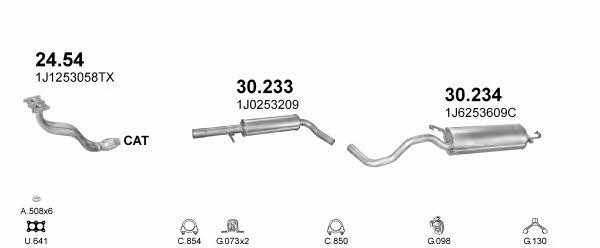 Polmostrow POLMO00956 Система выпуска отработаных газов POLMO00956: Отличная цена - Купить в Польше на 2407.PL!