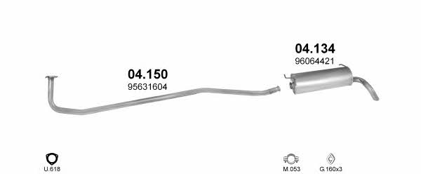  POLMO01275 Abgasanlage POLMO01275: Kaufen Sie zu einem guten Preis in Polen bei 2407.PL!