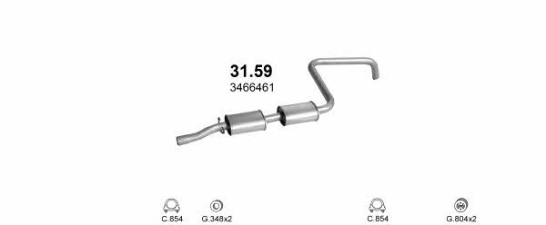 Polmostrow POLMO00849 Exhaust system POLMO00849: Buy near me in Poland at 2407.PL - Good price!
