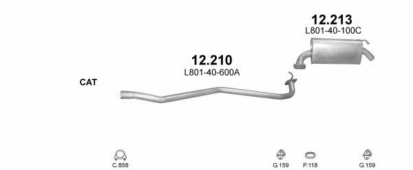 Polmostrow POLMO99234 Abgasanlage POLMO99234: Kaufen Sie zu einem guten Preis in Polen bei 2407.PL!