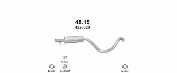 Polmostrow POLMO30388 Exhaust system POLMO30388: Buy near me in Poland at 2407.PL - Good price!