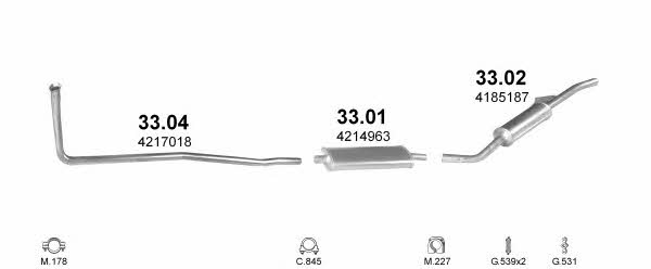 Polmostrow POLMO02691 Exhaust system POLMO02691: Buy near me in Poland at 2407.PL - Good price!