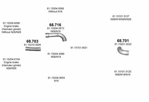 Polmostrow POLMO05836 Exhaust system POLMO05836: Buy near me in Poland at 2407.PL - Good price!