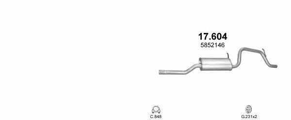 Polmostrow POLMO99221 Система випуску відпрацьованих газів POLMO99221: Приваблива ціна - Купити у Польщі на 2407.PL!