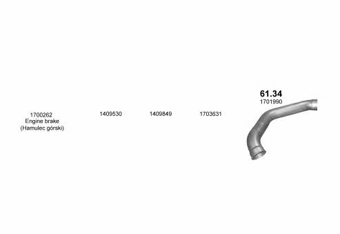 Polmostrow POLMO01957 Exhaust system POLMO01957: Buy near me in Poland at 2407.PL - Good price!