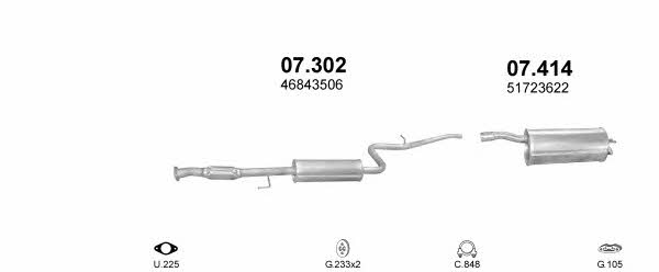Polmostrow POLMO30365 Exhaust system POLMO30365: Buy near me in Poland at 2407.PL - Good price!