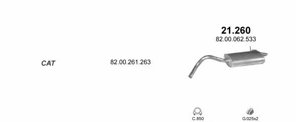 Polmostrow POLMO08306 Exhaust system POLMO08306: Buy near me in Poland at 2407.PL - Good price!