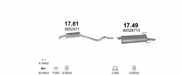 Polmostrow POLMO06474 Abgasanlage POLMO06474: Kaufen Sie zu einem guten Preis in Polen bei 2407.PL!