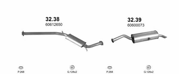 POLMO00351 Polmostrow Exhaust system
