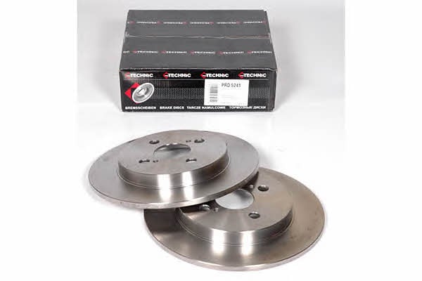 Protechnic PRD5241 Rear brake disc, non-ventilated PRD5241: Buy near me at 2407.PL in Poland at an Affordable price!
