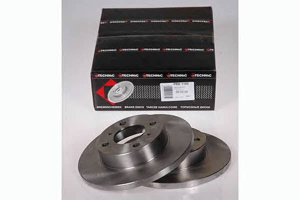 Protechnic PRD1165 Unventilated front brake disc PRD1165: Buy near me in Poland at 2407.PL - Good price!