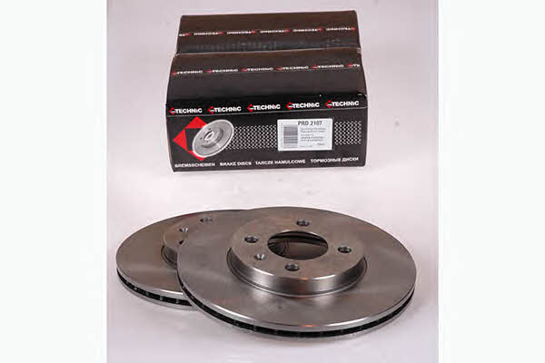 Protechnic PRD2107 Front brake disc ventilated PRD2107: Buy near me at 2407.PL in Poland at an Affordable price!