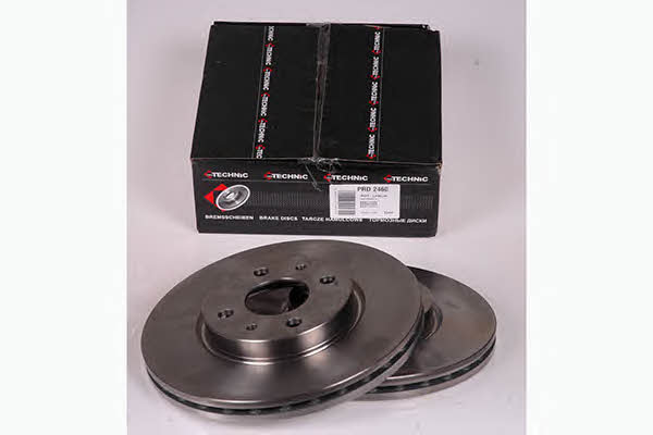 Protechnic PRD2460 Front brake disc ventilated PRD2460: Buy near me in Poland at 2407.PL - Good price!