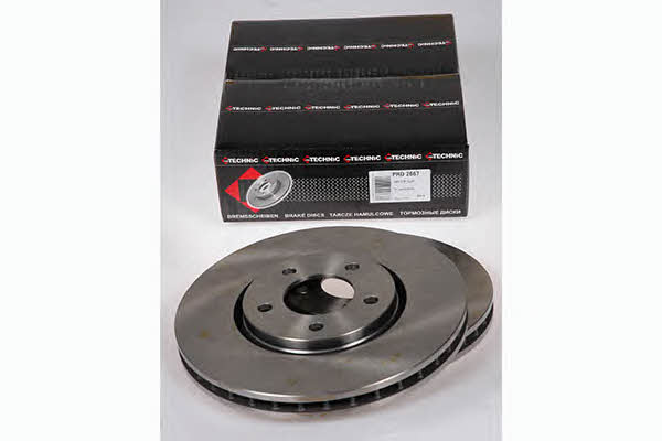 Protechnic PRD2667 Front brake disc ventilated PRD2667: Buy near me in Poland at 2407.PL - Good price!