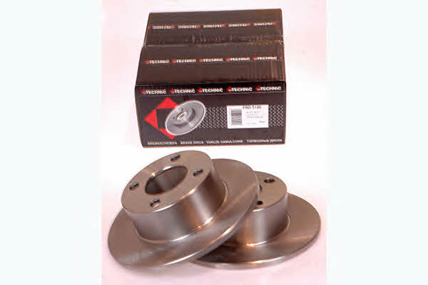 Protechnic PRD5140 Rear brake disc, non-ventilated PRD5140: Buy near me in Poland at 2407.PL - Good price!