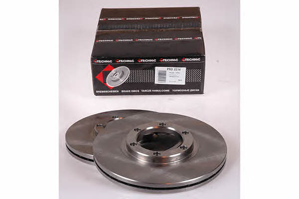 Protechnic PRD2214 Front brake disc ventilated PRD2214: Buy near me in Poland at 2407.PL - Good price!