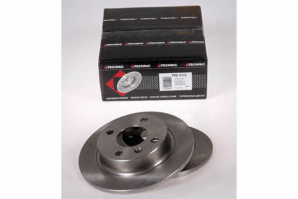 Protechnic PRD5116 Rear brake disc, non-ventilated PRD5116: Buy near me in Poland at 2407.PL - Good price!