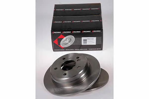 Protechnic PRD5118 Rear brake disc, non-ventilated PRD5118: Buy near me at 2407.PL in Poland at an Affordable price!