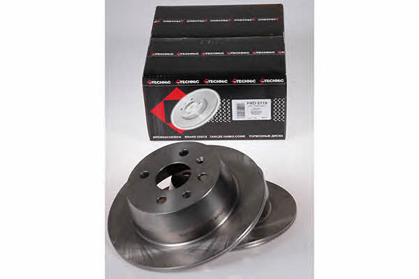Protechnic PRD5119 Rear brake disc, non-ventilated PRD5119: Buy near me in Poland at 2407.PL - Good price!