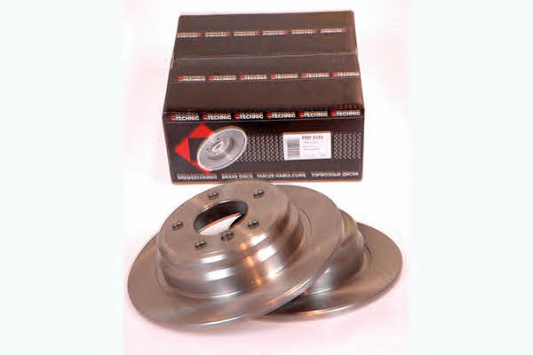 Protechnic PRD5154 Rear brake disc, non-ventilated PRD5154: Buy near me in Poland at 2407.PL - Good price!