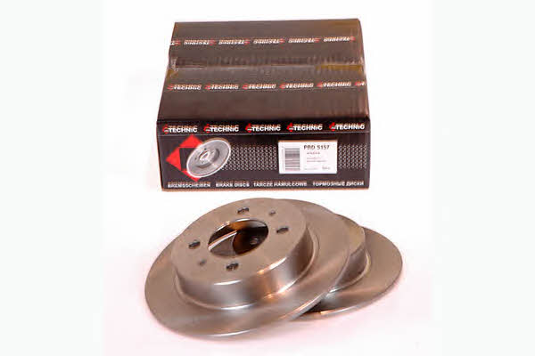 Protechnic PRD5157 Rear brake disc, non-ventilated PRD5157: Buy near me in Poland at 2407.PL - Good price!