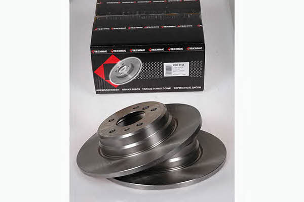 Protechnic PRD5158 Rear brake disc, non-ventilated PRD5158: Buy near me in Poland at 2407.PL - Good price!