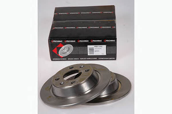 Protechnic PRD5162 Rear brake disc, non-ventilated PRD5162: Buy near me at 2407.PL in Poland at an Affordable price!