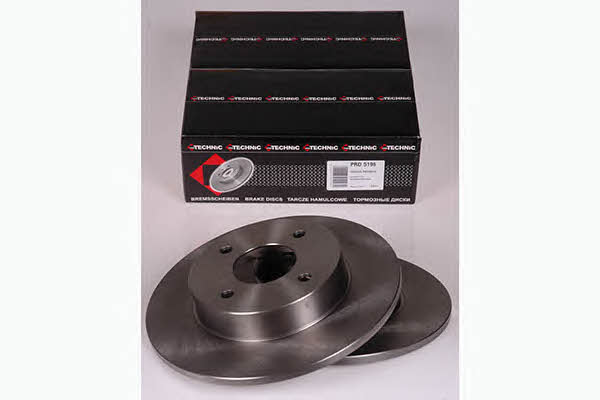 Protechnic PRD5196 Rear brake disc, non-ventilated PRD5196: Buy near me in Poland at 2407.PL - Good price!