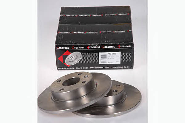 Protechnic PRD5306 Rear brake disc, non-ventilated PRD5306: Buy near me in Poland at 2407.PL - Good price!