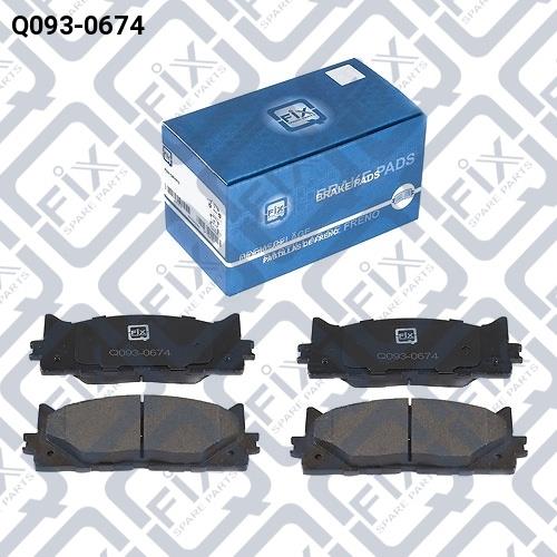 Q-fix Q0930674 Disc brake pad set Q0930674: Buy near me at 2407.PL in Poland at an Affordable price!