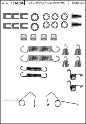 Купити Quick brake 105-0686 за низькою ціною в Польщі!