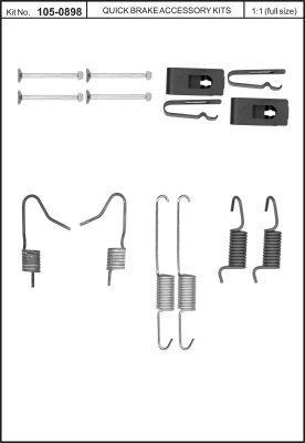 Купити Quick brake 105-0898 за низькою ціною в Польщі!