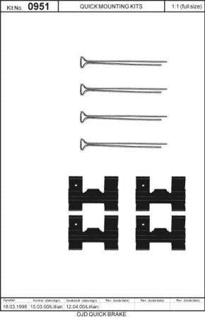 Quick brake 109-0951 Bremsbackenandruckfeder 1090951: Kaufen Sie zu einem guten Preis in Polen bei 2407.PL!