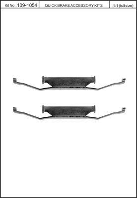 Quick brake 109-1054 Brake pad spring 1091054: Buy near me in Poland at 2407.PL - Good price!