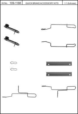 Купити Quick brake 109-1188 за низькою ціною в Польщі!