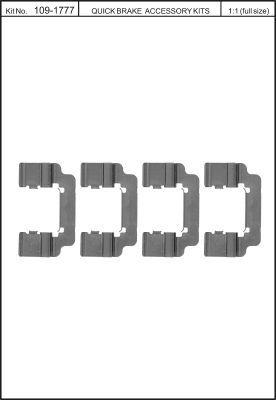 Quick brake 109-1777 Bremsbackenandruckfeder 1091777: Kaufen Sie zu einem guten Preis in Polen bei 2407.PL!