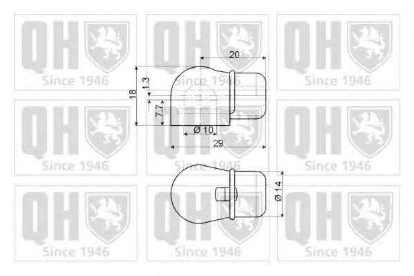 Quinton Hazell 128582 Gas hood spring 128582: Buy near me at 2407.PL in Poland at an Affordable price!
