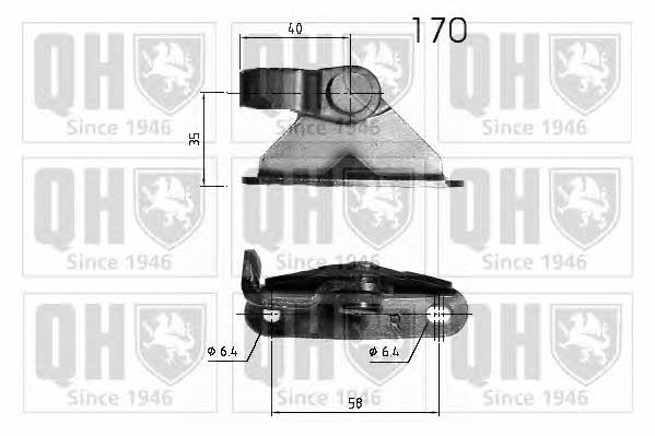Quinton Hazell 840285 Gas Spring, boot-/cargo area 840285: Buy near me at 2407.PL in Poland at an Affordable price!
