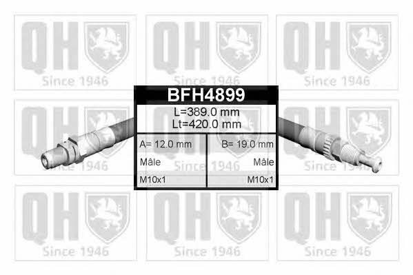 Quinton Hazell BFH4899 Гальмівний шланг BFH4899: Приваблива ціна - Купити у Польщі на 2407.PL!