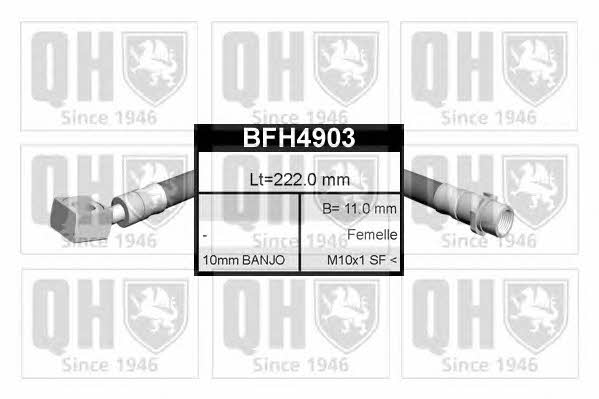 Quinton Hazell BFH4903 Тормозной шланг BFH4903: Отличная цена - Купить в Польше на 2407.PL!