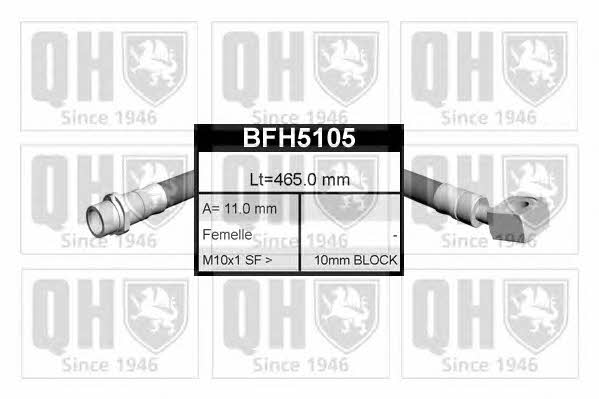 Quinton Hazell BFH5105 Тормозной шланг BFH5105: Отличная цена - Купить в Польше на 2407.PL!