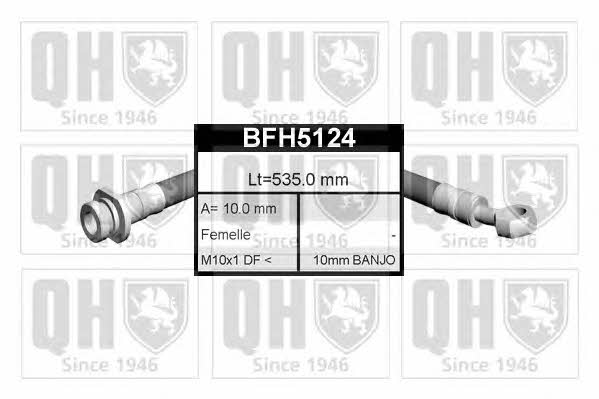 Quinton Hazell BFH5124 Тормозной шланг BFH5124: Отличная цена - Купить в Польше на 2407.PL!
