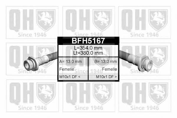 Quinton Hazell BFH5167 Тормозной шланг BFH5167: Купить в Польше - Отличная цена на 2407.PL!