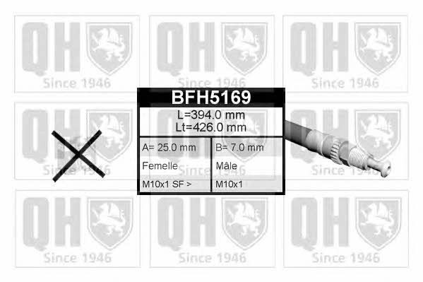 Quinton Hazell BFH5169 Brake Hose BFH5169: Buy near me in Poland at 2407.PL - Good price!