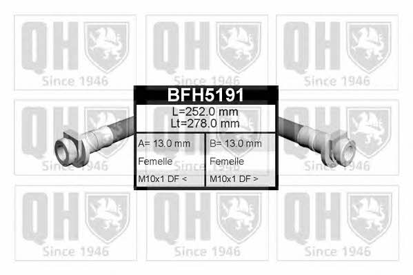 Quinton Hazell BFH5191 Bremsschlauch BFH5191: Kaufen Sie zu einem guten Preis in Polen bei 2407.PL!